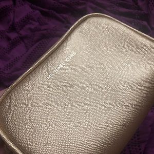 *SOLD* Michael Kors Gold Clutch/ Wristlet